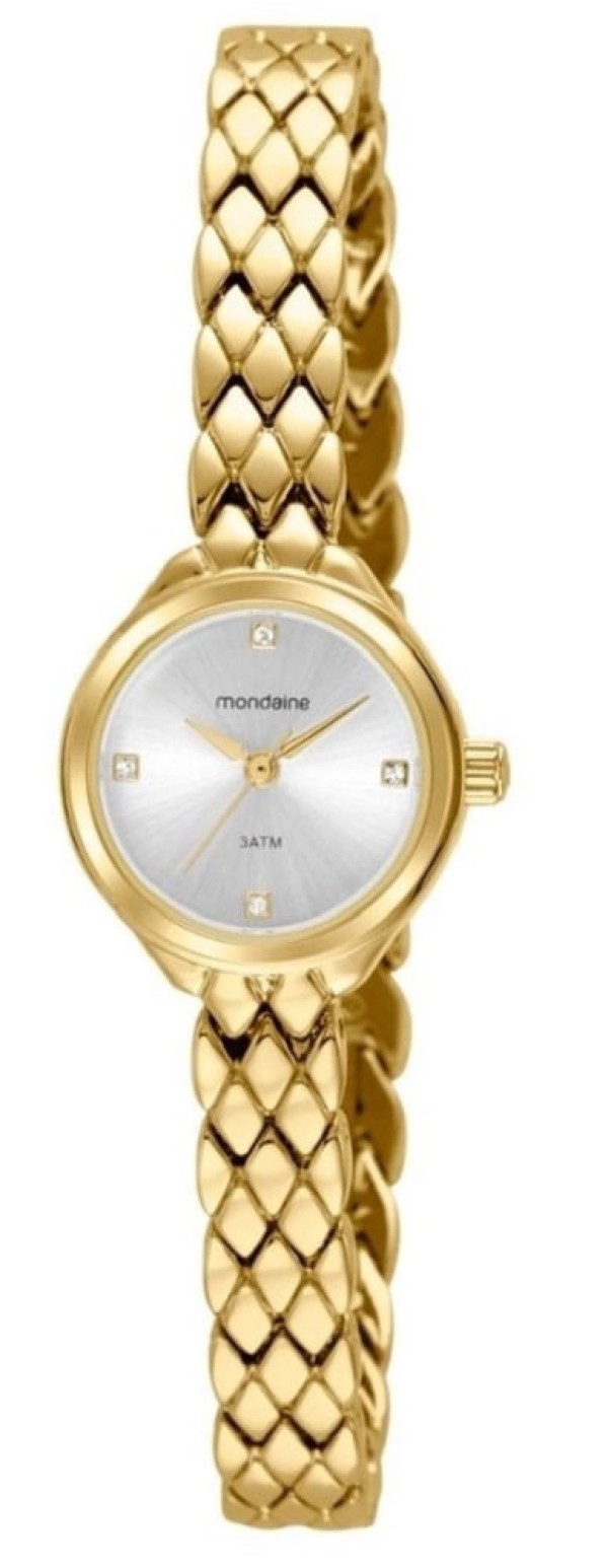 Relógio Mondaine Feminino Dourado 99614LPMVDM1