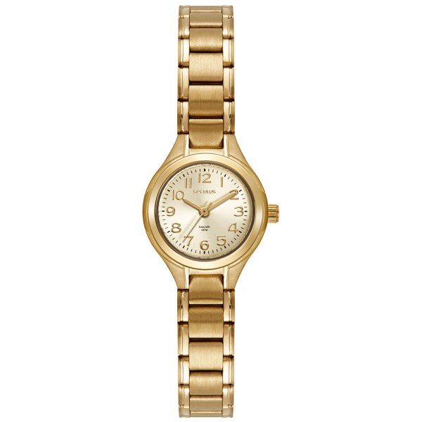 Relógio Feminino Aço Clássico Dourado