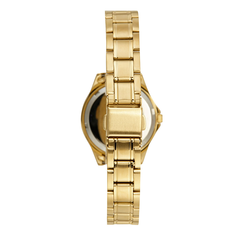 Encontraproduto.com.br - Relogio Mondaine Feminino Ref: 32772lpmvde1 Casual Dourado