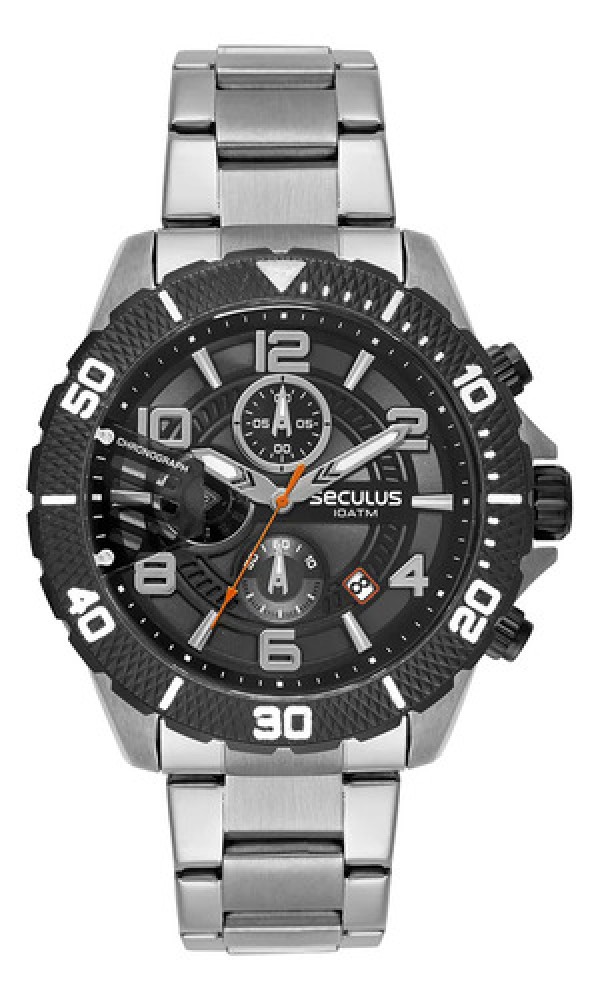Relógio Masculino Seculus 77301GPSVCA1 Prata