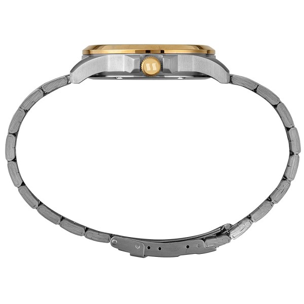 Encontraproduto.com.br - Kit Relógio Seculus Masculino Bicolor com Caneta