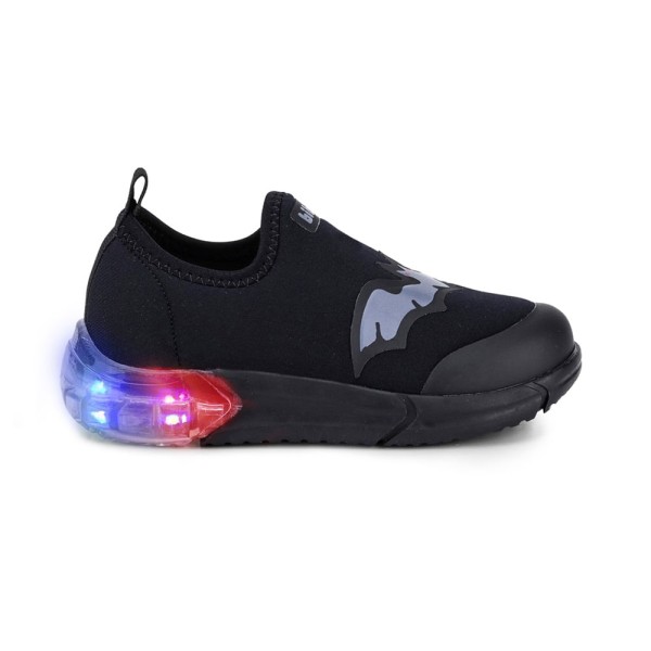 Tênis Infantil de Luz Bibi Space Preto de Morcego