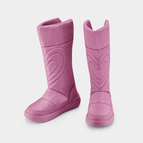 Encontraproduto.com.br - Bota Infantil Cano Longo Bibi Urban Kids Drop Rosa