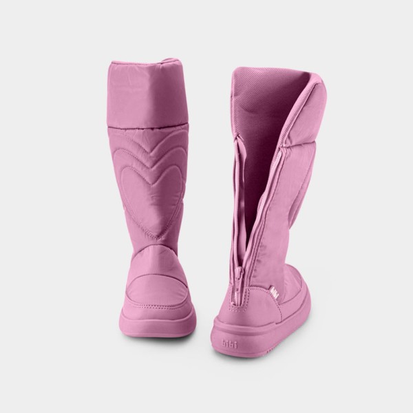Encontraproduto.com.br - Bota Infantil Cano Longo Bibi Urban Kids Drop Rosa