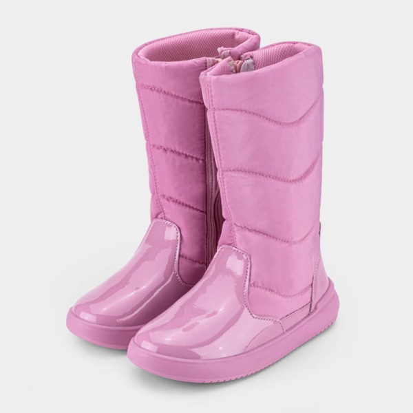 Encontraproduto.com.br - Bota Infantil Cano Longo Bibi Urban Basic Drop Rosa