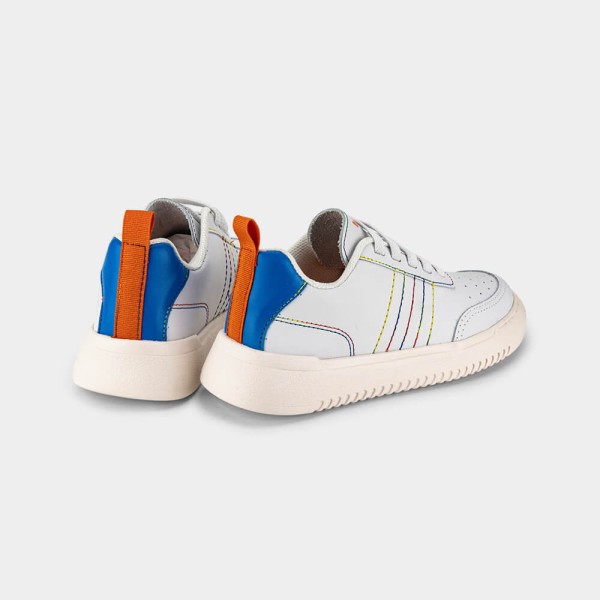 Encontraproduto.com.br - Tênis Infantil Bibi New Way Branco com Azul