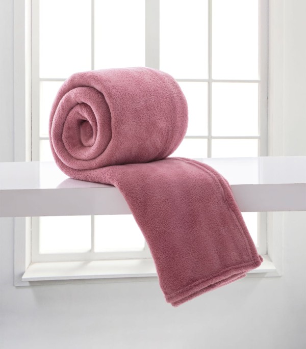 Manta King de Microfibra Corttex Rosa