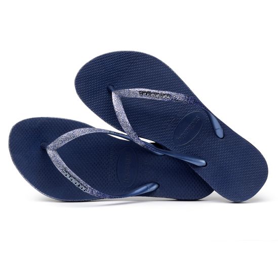 Sandália Havaianas Slim Sparkle Me Marinho 33/34