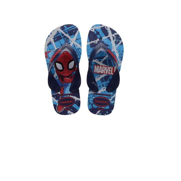 Sandalia Havaianas Kids Max Marvel Azul Marinho 33/34
