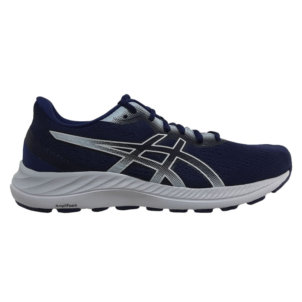 Tênis Asics Excite 8 Feminino Azul Marinho/Branco
