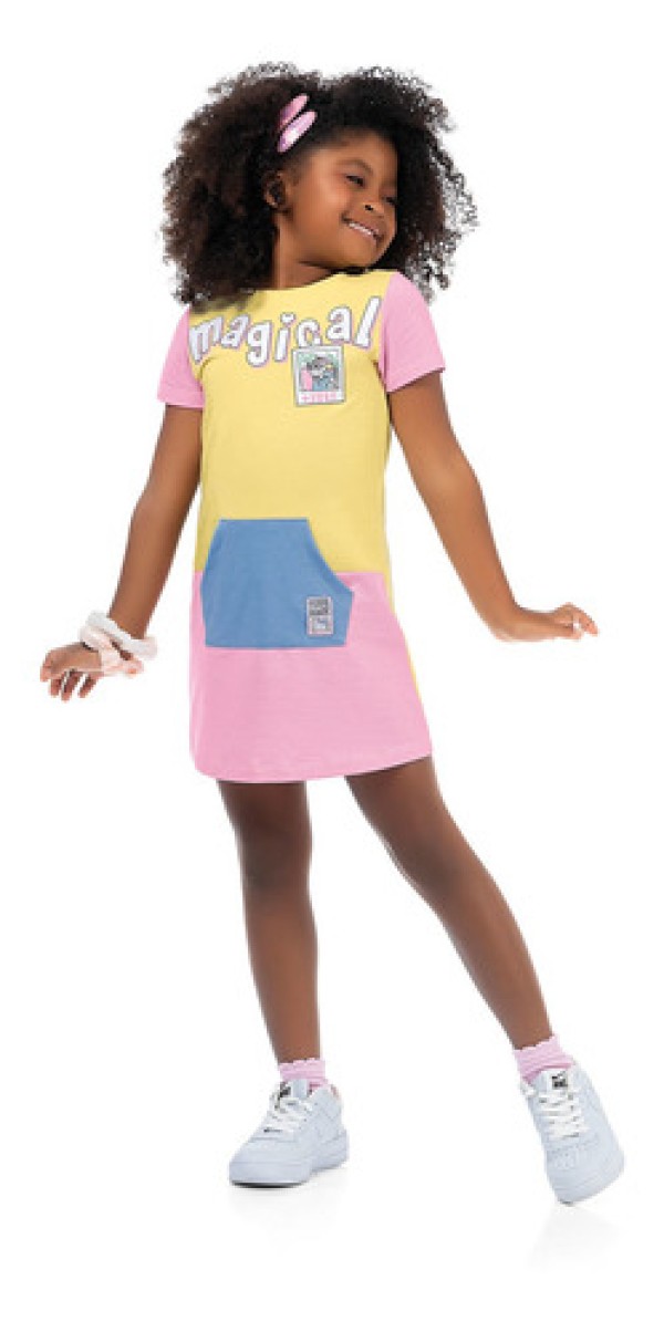 Vestido Fakini Kids Magical Menina Verão Infantil  4/10 - 102202140