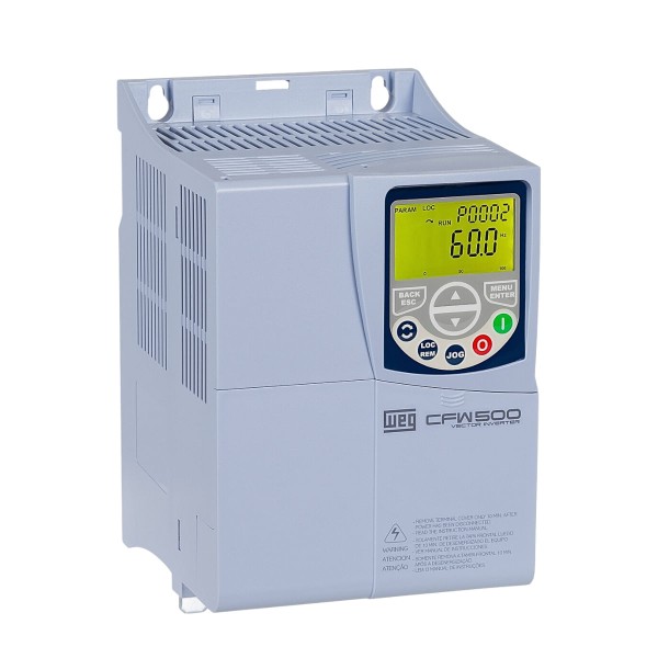 Encontraproduto.com.br - Inversor de Frequência 7,5Cv 24A 240V Trifásico Cfw500C24P0T2Db20G2 15575701 Weg