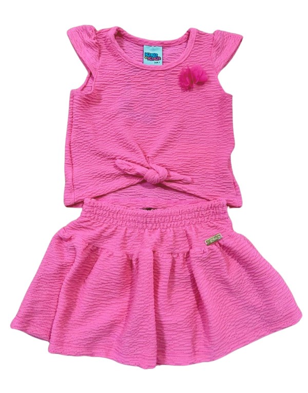 Conjunto Kiko e Kika Infantil Menina Verão 1/3 - 12611