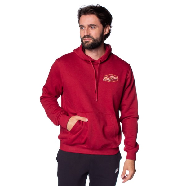 Blusão de Moletom Masculino Nicoboco Canguru Vermelho