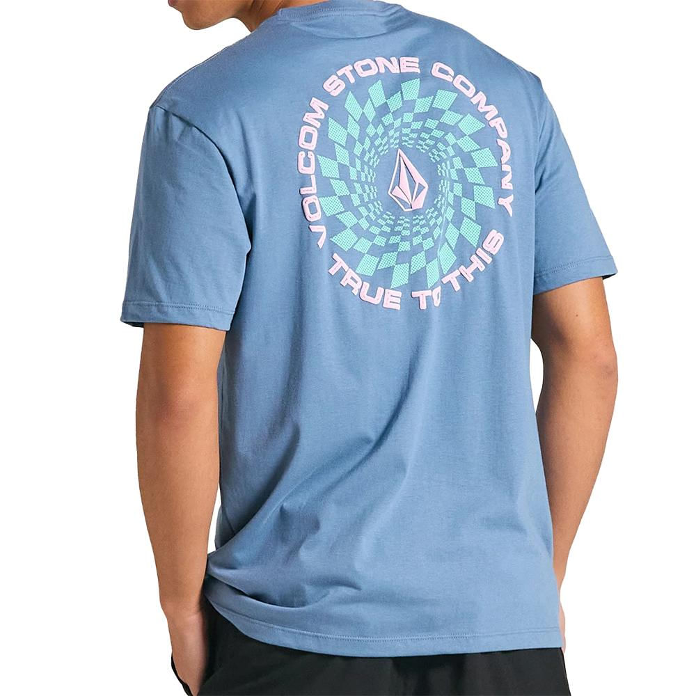 Encontraproduto.com.br - Camiseta Volcom Rabbit Hole Plus Size Azul Escuro
