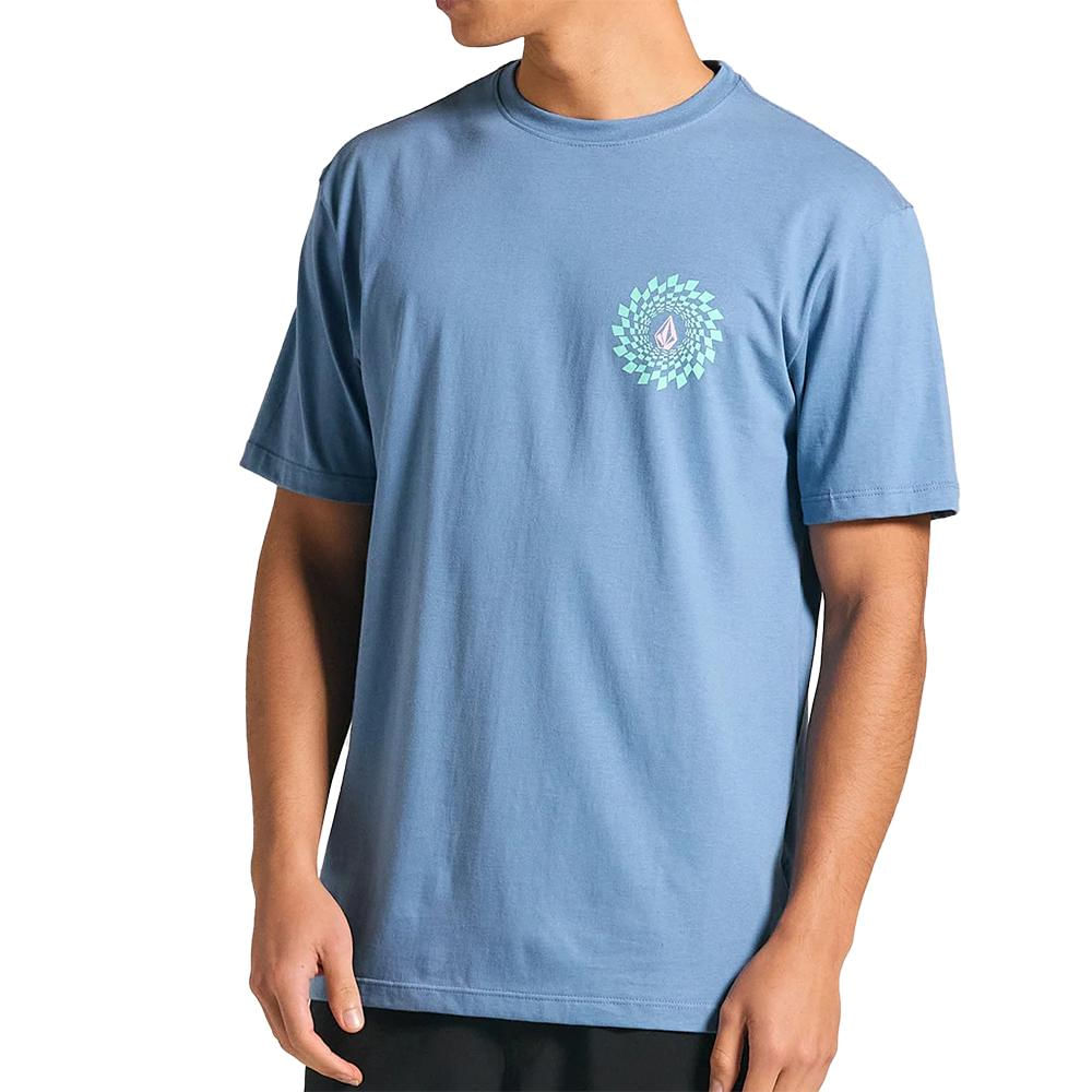 Encontraproduto.com.br - Camiseta Volcom Rabbit Hole Plus Size Azul Escuro