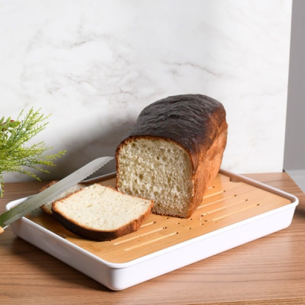 Tabua De Pão Migalheiro Bambu 53X23X3,2 Bene Casa
