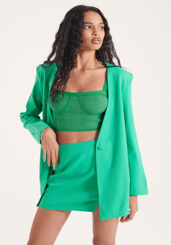 Encontraproduto.com.br - Blazer Oversized sem Gola