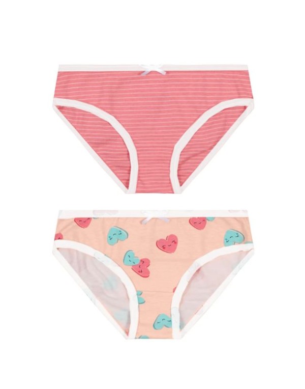 Kit 2 Calcinha Infantil Menina Brandili P/GG - 35814