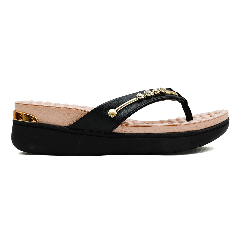 Encontraproduto.com.br - Tamanco Plataforma Modare Preto Feminino