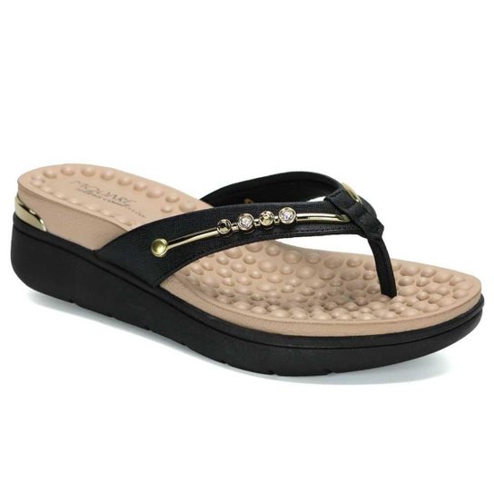 Encontraproduto.com.br - Tamanco Plataforma Modare Preto Feminino