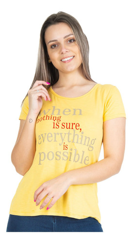 Blusa Feminina Possible Select Amarelo