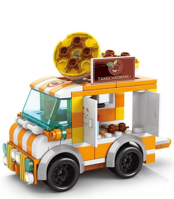 Brinquedo De Montar Desmontar Food Park Polibrinq Unica