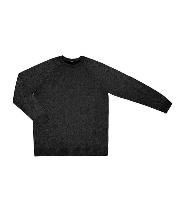 Encontraproduto.com.br - Sueter Tricot Lurex Secret Glam Preto