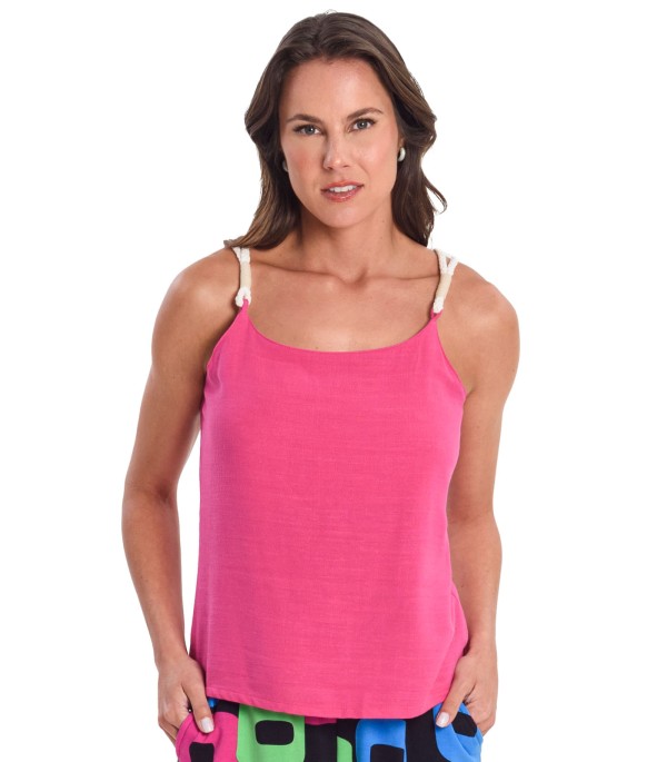 Encontraproduto.com.br - Blusa de Alça Feminina Endless Rosa