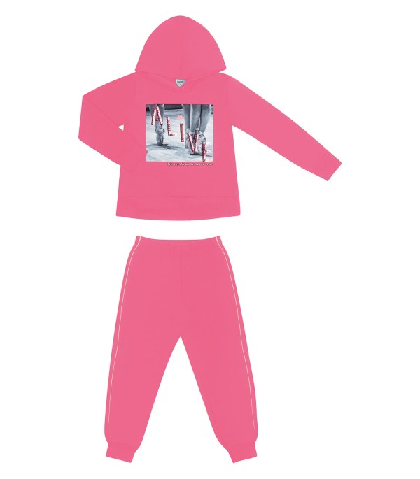 Conjunto Infantil Feminino Alive Rovitex Kids Rosa