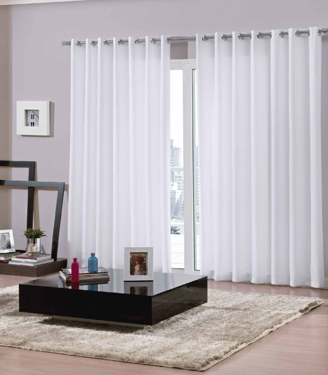 Cortina Duplex Bellini 4,20 x 2,50m Bella Janela Branco