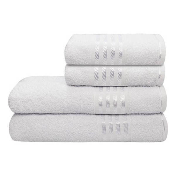 Toalha de Rosto Decor Camesa Branco