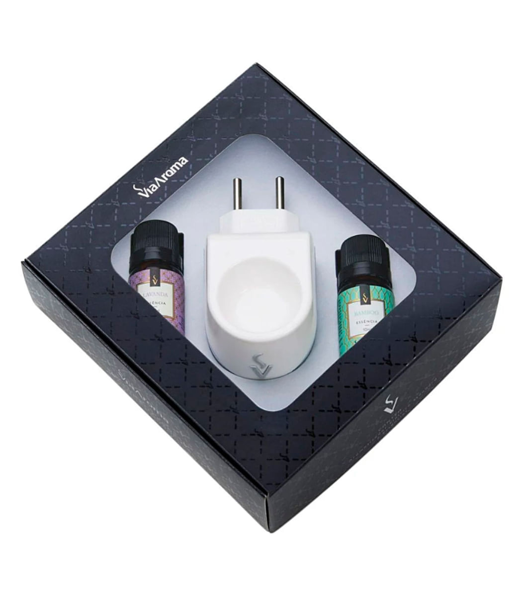 Kit Aromatizador Elétrico Standard Via Aroma Verde