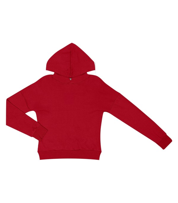 Encontraproduto.com.br - Blusão Com Capuz Feminino Rovitex Vermelho