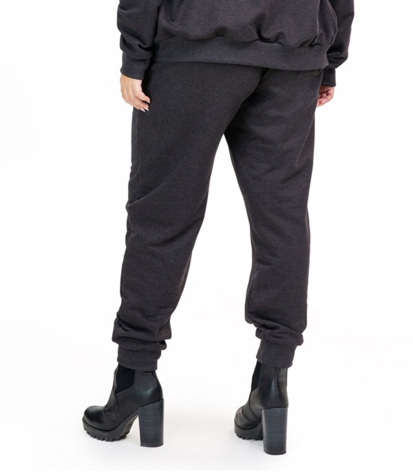 Encontraproduto.com.br - Calca Jogger Moletom com Felpa Ribana Secret Glam Preto