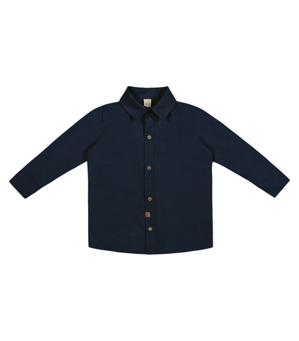 Encontraproduto.com.br - Camisa Infantil Manga Longa Trick Nick Azul