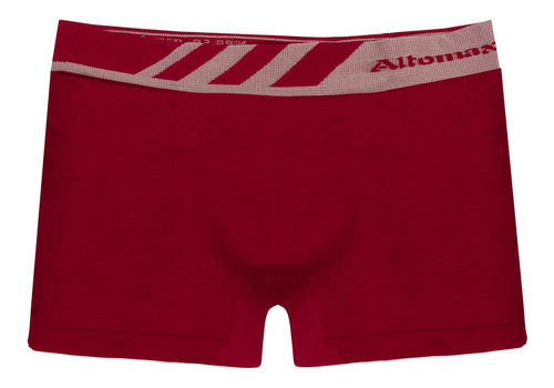 Cueca Boxer Lisa Microfibra Altomax Vermelho