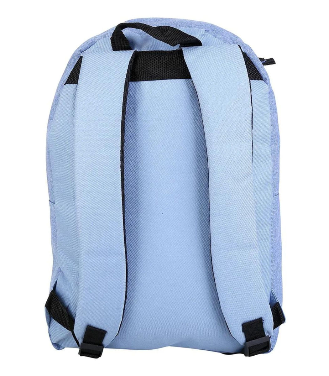 Encontraproduto.com.br - Mochila Lisa Com Bolso Frontal Yins Azul