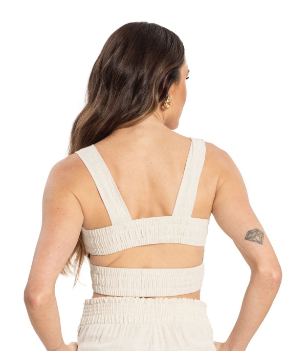 Encontraproduto.com.br - Top Linho Strong Endless Bege