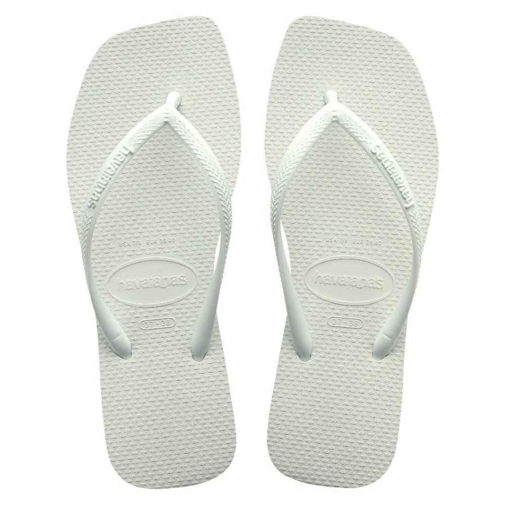 Encontraproduto.com.br - SANDALIA HAVAIANAS SLIM SQUARE BRANCO 37/8