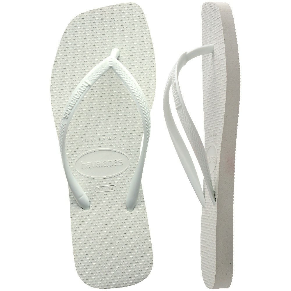 Encontraproduto.com.br - SANDALIA HAVAIANAS SLIM SQUARE BRANCO 37/8