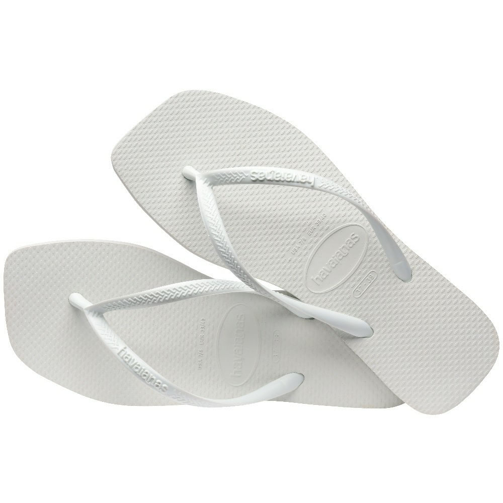 Encontraproduto.com.br - SANDALIA HAVAIANAS SLIM SQUARE BRANCO 37/8