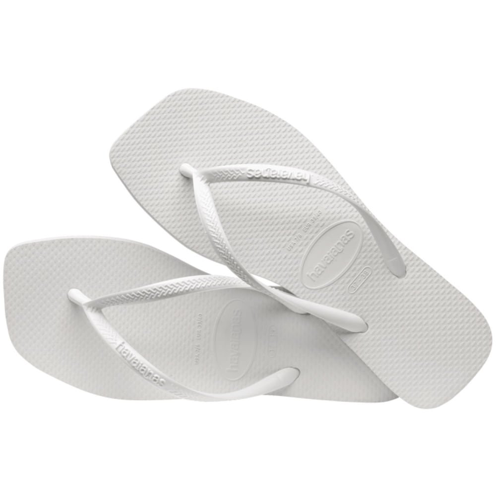Encontraproduto.com.br - SANDALIA HAVAIANAS SLIM SQUARE BRANCO 37/8