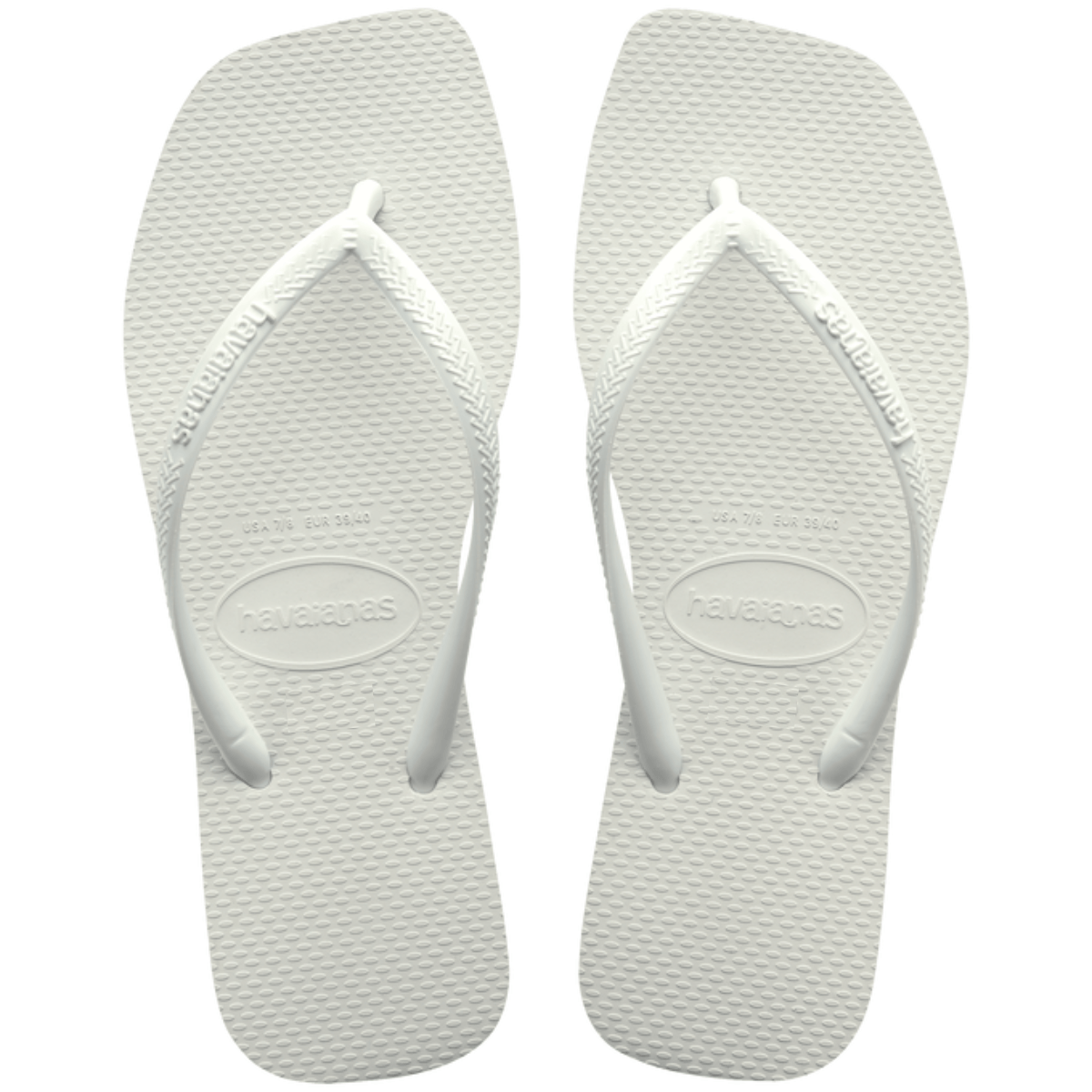 Encontraproduto.com.br - SANDALIA HAVAIANAS SLIM SQUARE BRANCO 37/8