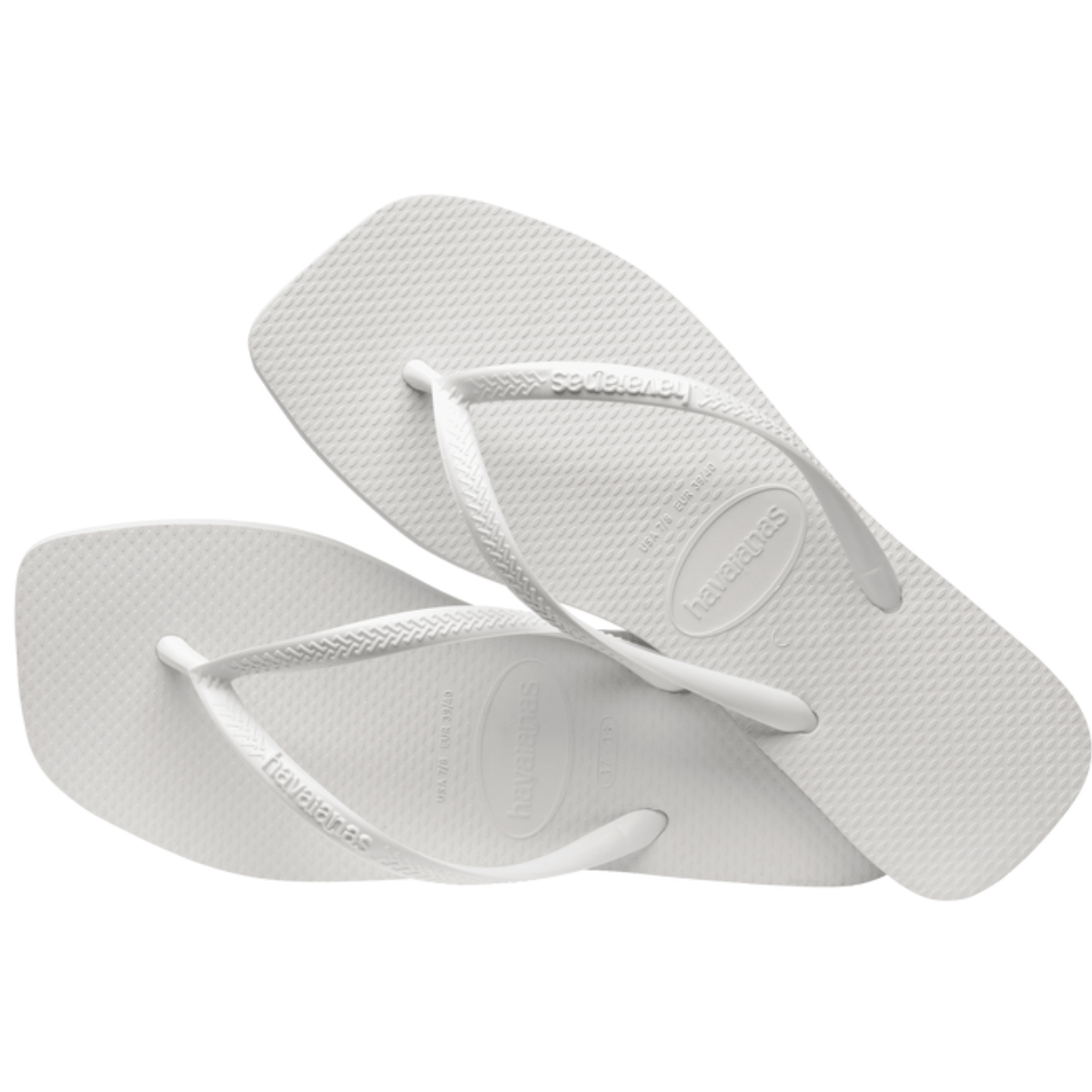 Encontraproduto.com.br - SANDALIA HAVAIANAS SLIM SQUARE BRANCO 37/8