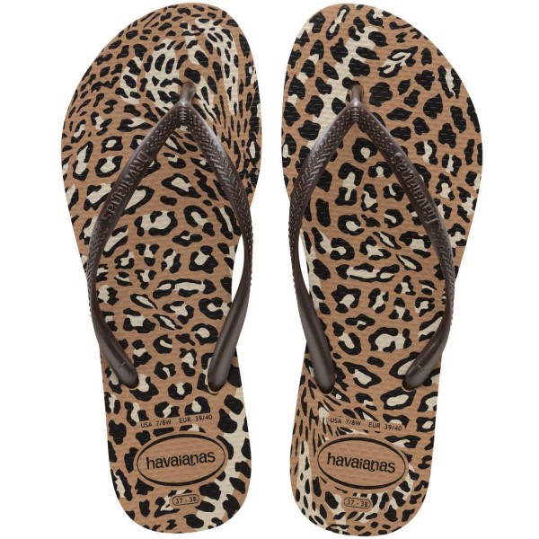 Encontraproduto.com.br - Sandálias Havaianas Slim Animals Rose Gold Tamanho 37/38 1 Par