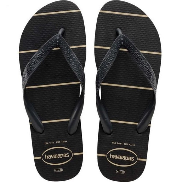 Encontraproduto.com.br - Sandália Havaianas Color Essential Preto Tamanho 41/42