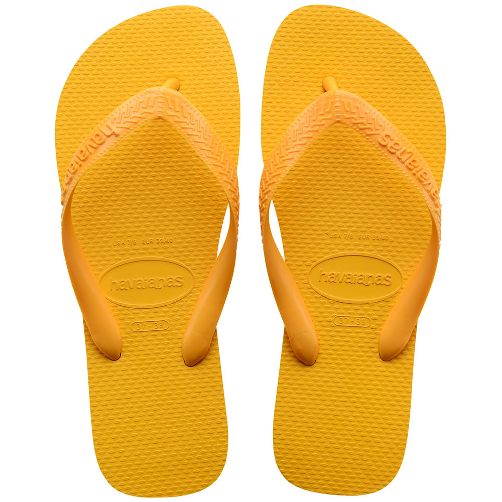 Encontraproduto.com.br - Sandálias Havaianas Top Amarelo Pop 43/44