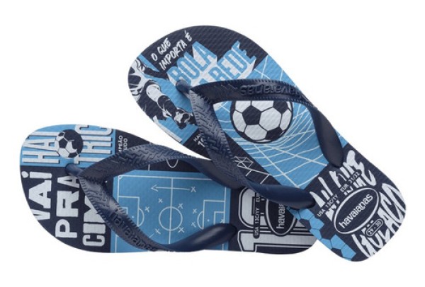 Sandália Havaianas Kids Athletic Novo Grafite e Branco 29/30