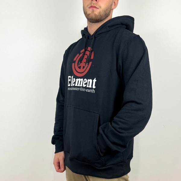 Encontraproduto.com.br - Moletom Element Fechado Vertical Preto